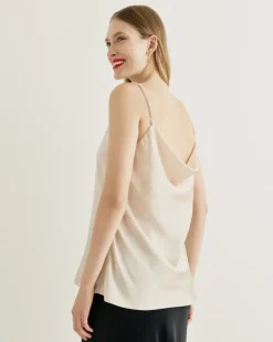 Access Strappy Draped Top Vanilla