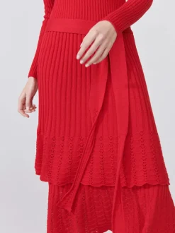 Ajore Knit Dress Scarlet