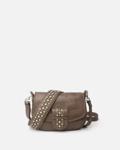 Biba Cody Military Green Leather Handbag