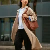 Biba Homer Leather Shopper Bag Tan