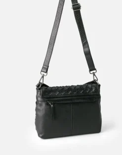 Biba Lewisburg Black Leather Bag
