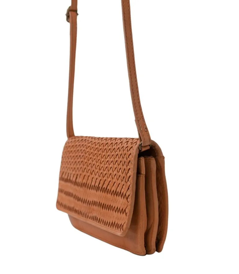 Biba Roseau Leather Cross Bag