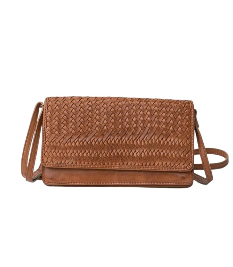 Biba Roseau Leather Cross Bag