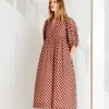 Bonté Briony Dress Brown/Pink