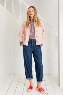 Bonté Elliot Denim Jacket Chalk Pink