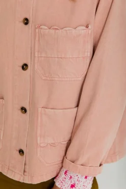 Bonté Elliot Denim Jacket Chalk Pink
