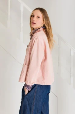 Bonté Elliot Denim Jacket Chalk Pink