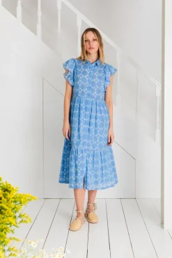 Bonté Eve Dress Chalk Blue