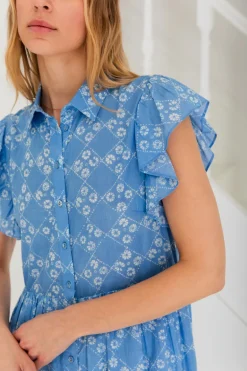 Bonté Eve Dress Chalk Blue