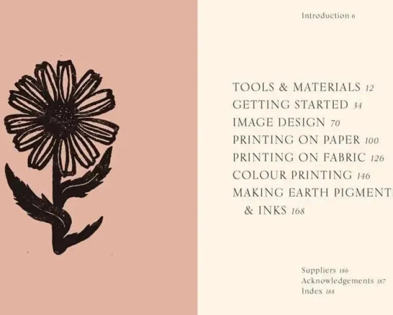 Botanical Block Printing Book