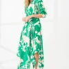 Caroline Kilkenny Blaze Dress Green Leaf