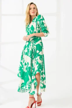 Caroline Kilkenny Blaze Dress Green Leaf