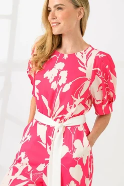 Caroline Kilkenny Danny Jumpsuit Pink Leaf