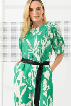 Caroline Kilkenny Danny Jumpsuit Green Leaf