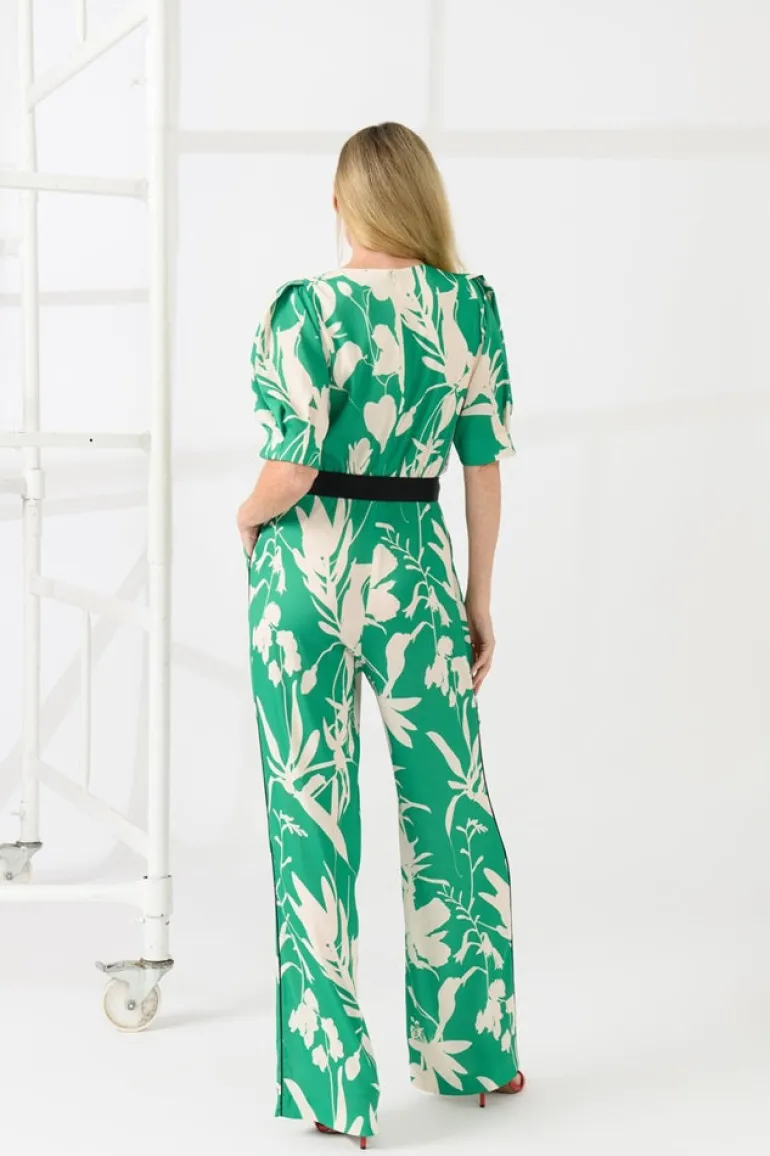 Caroline Kilkenny Danny Jumpsuit Green Leaf