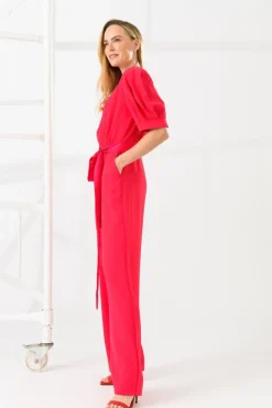 Caroline Kilkenny Danny Pink Jumpsuit