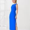 Caroline Kilkenny Erin Dress Mid Blue