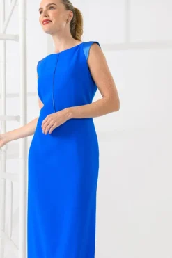 Caroline Kilkenny Erin Dress Mid Blue