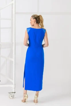 Caroline Kilkenny Erin Dress Mid Blue