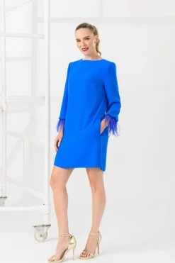 Caroline Kilkenny Ginta Dress Mid Blue