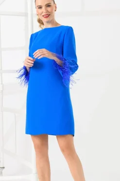 Caroline Kilkenny Ginta Dress Mid Blue