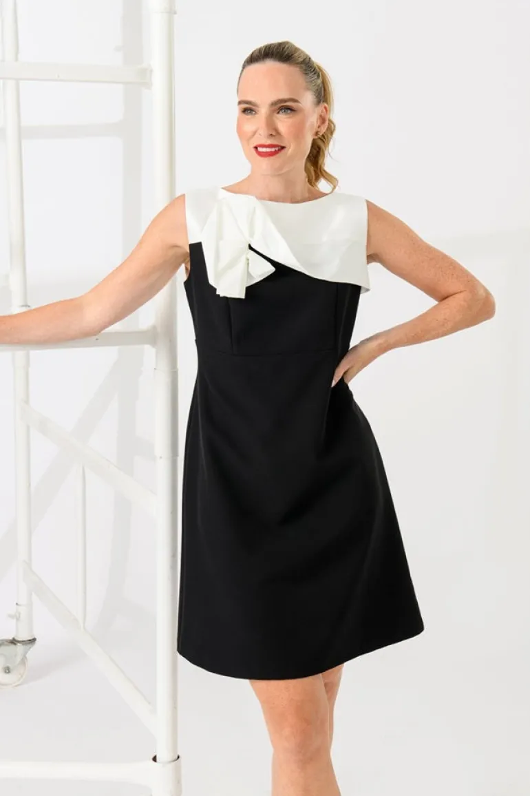 Caroline Kilkenny Lilly Dress Black/White