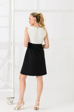 Caroline Kilkenny Lilly Dress Black/White