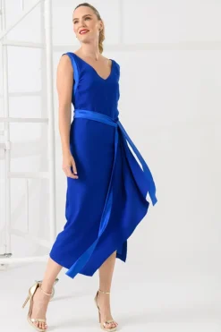 Caroline Kilkenny Misty Dress Sky Blue