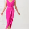 Caroline Kilkenny Misty Dress Magenta