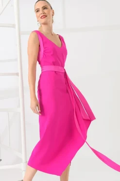 Caroline Kilkenny Misty Dress Magenta
