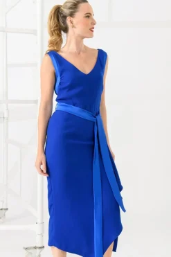 Caroline Kilkenny Misty Dress Sky Blue