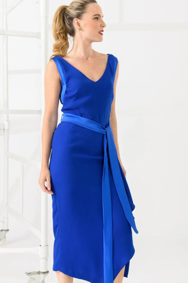 Caroline Kilkenny Misty Dress Sky Blue
