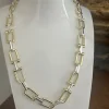 Corona Silver Chain Necklace Silver/Gold