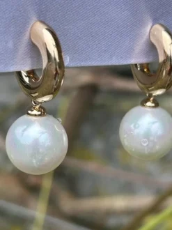 Corona Silver Majorca Pearl Earrings