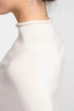 Ekotree Cashmere Half Poncho Champagne