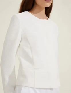 Emme Vania Jacket Wool White