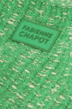 Fabienne Chapot Joshua Tweed Cardigan Green Apple