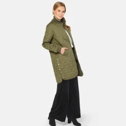 Ilse Jacobsen Art 06 Quilted Coat Army