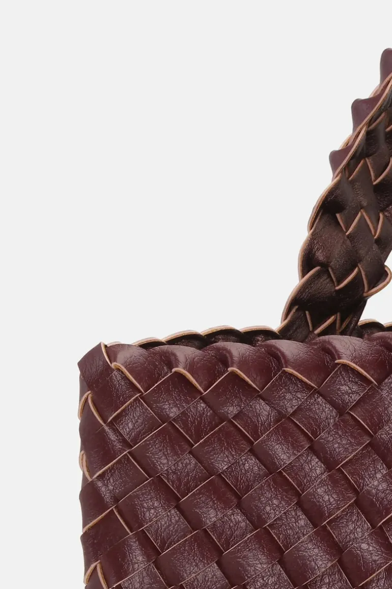 Ilse Jacobsen Bag 08 Reversible Tote Bag Maroon/Ebony