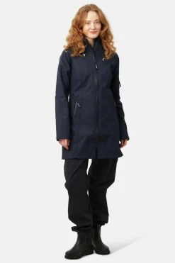 Ilse Jacobsen Rain 37 Dark Indigo Raincoat