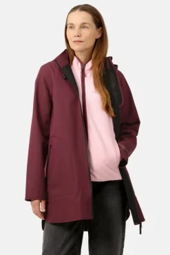 Ilse Jacobsen Rain 135 Raincoat Maroon Banner