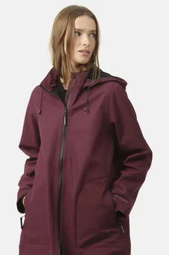 Ilse Jacobsen Rain 128 Raincoat Maroon Banner