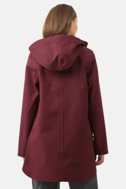 Ilse Jacobsen Rain 135 Raincoat Maroon Banner