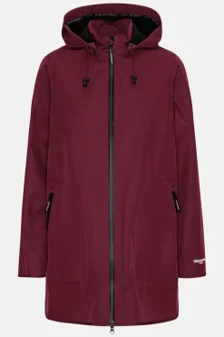 Ilse Jacobsen Rain 135 Raincoat Maroon Banner
