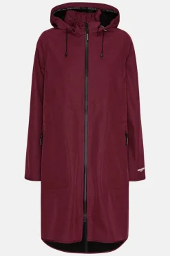 Ilse Jacobsen Rain 128 Raincoat Maroon Banner