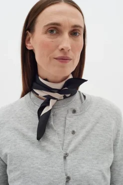 InWear Rafiq Silk Scarf Abstract Print
