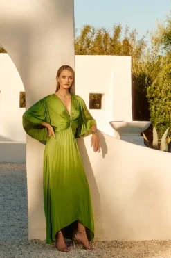 Joseph Ribkoff A-line Dress Greenery
