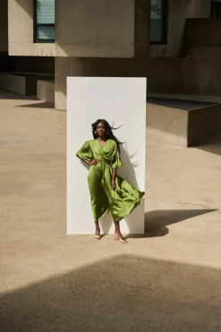 Joseph Ribkoff A-line Dress Greenery