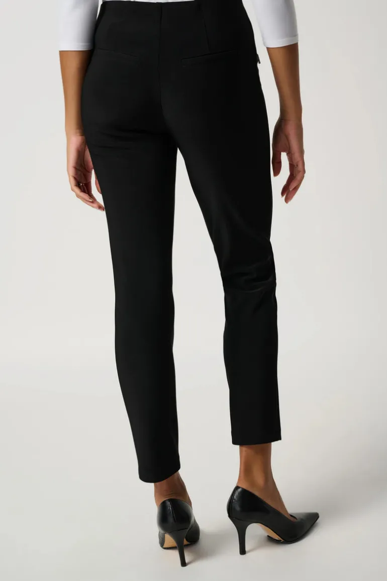 Joseph Ribkoff Black Trouser With Zip Detail
