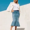 Joseph Ribkoff Faux Suede Jacket Vanilla